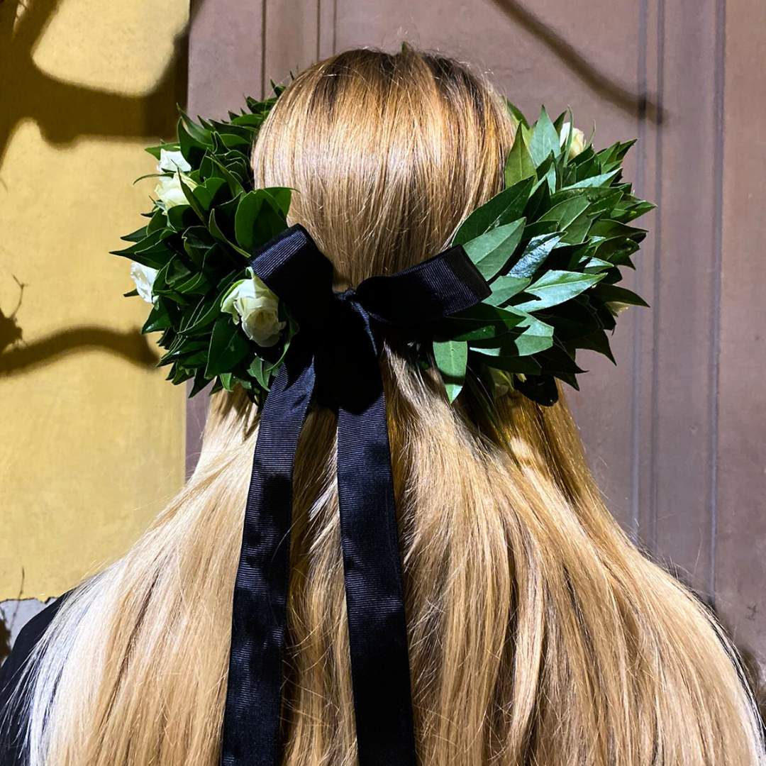 Corona di alloro per Laurea